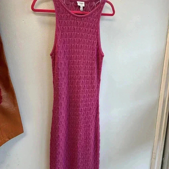 Aware By Vero Moda Crochet Sleeveless Knitted Dress Size Medium - Picture 5 of 7